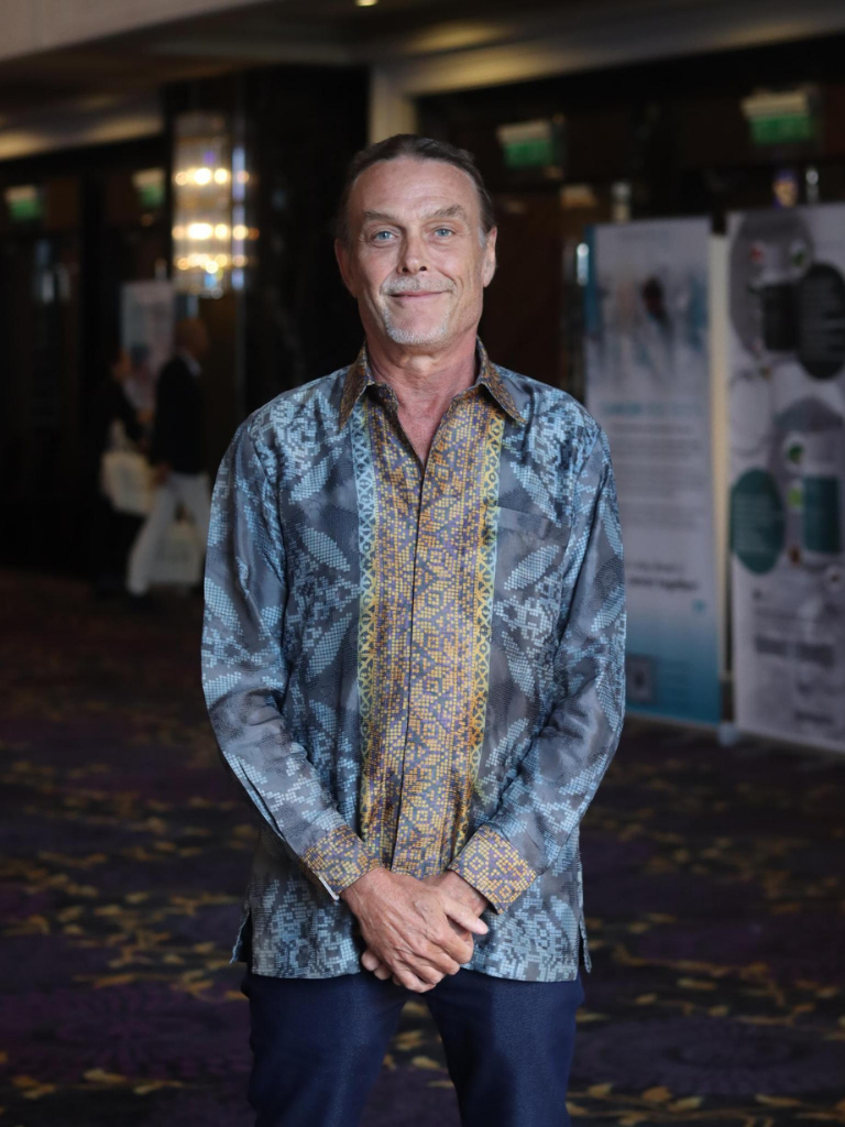 Duncan Malcolm MacRae at an event in Indonesia